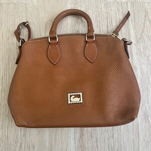 Dooney & Bourke Tan Pebble Leather Purse